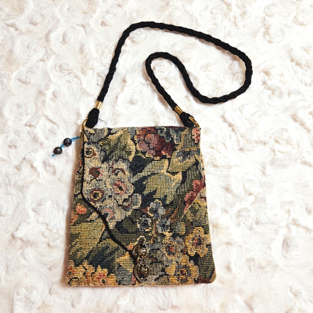 Frances Lillian - Vintage Mini Tapestry Bucket Bag